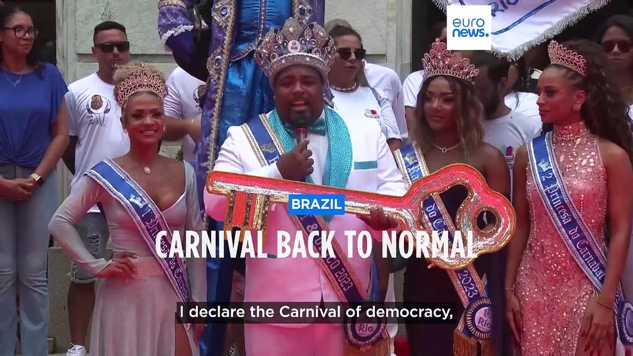Brazil celebrates the return of the Rio de Janeiro Carnival
