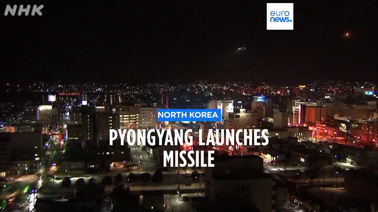 North Korea carries out first missile test of the year landing in Japanese waters
