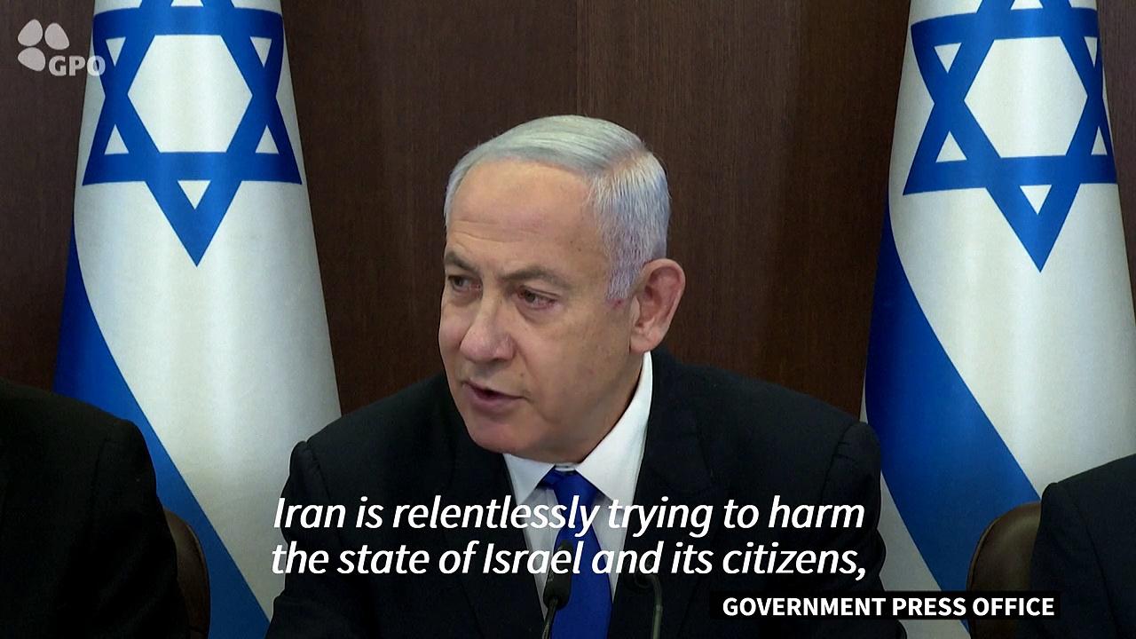 Israel will not allow Iran to 'entrench on its border', says Netanyahu