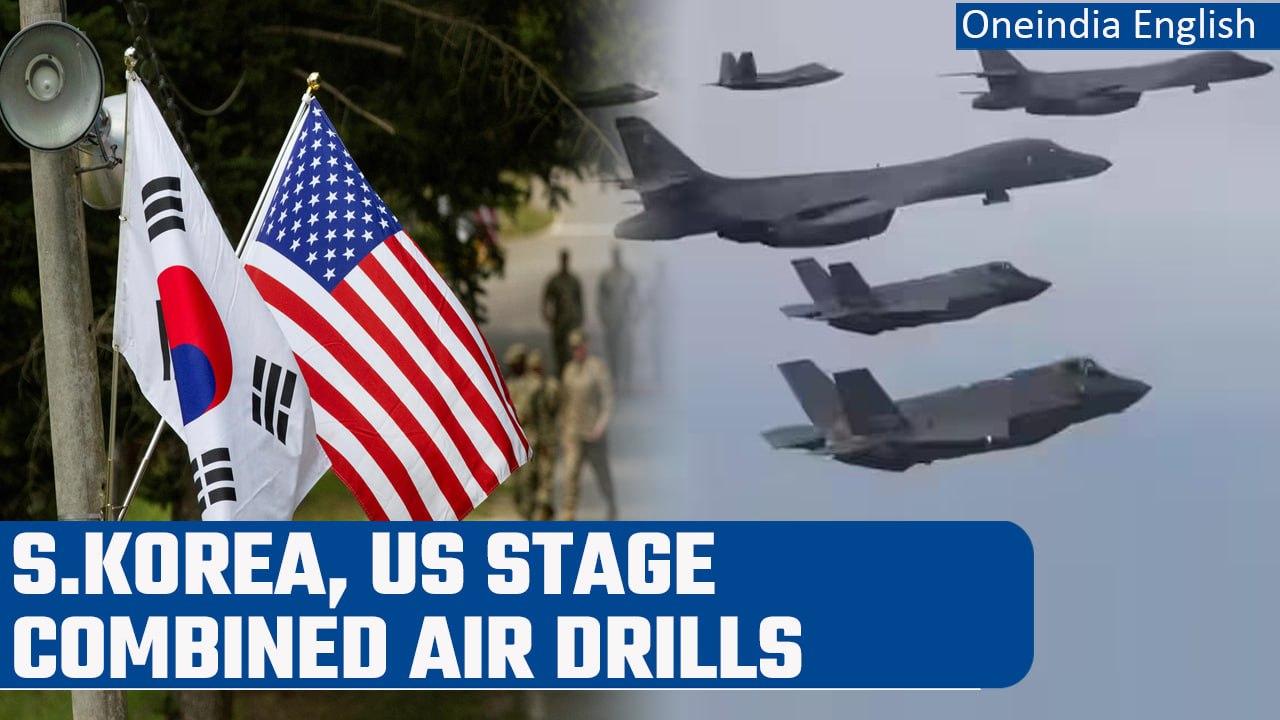 S.Korea stages air drill with US in response to N.Korea missile launch | Oneindia News