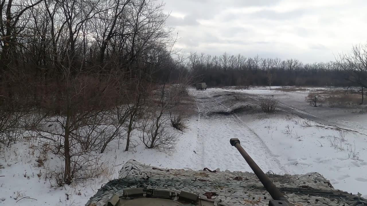 BMP-2 pours. Bakhmut direction.