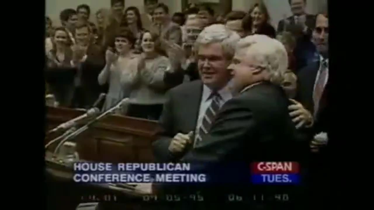CHRIS FARLEY DOES NEWT GINGRICH IN FRONT OF CONGRESS - 1995