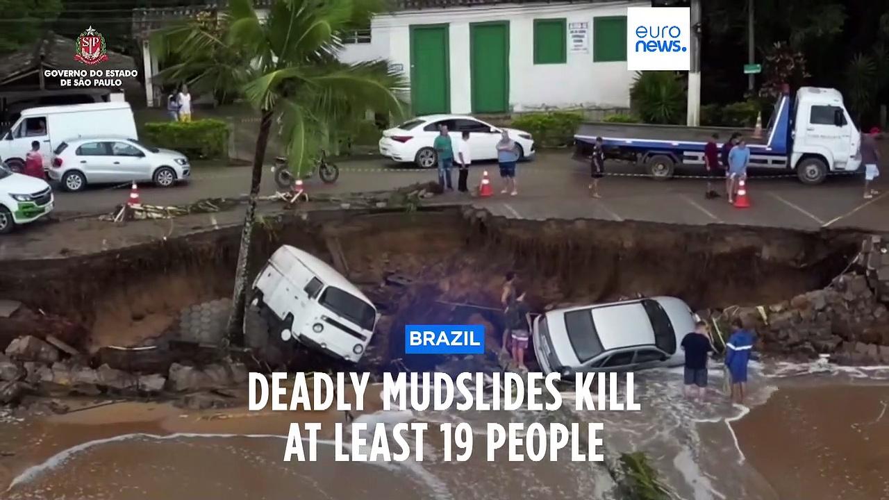 Mudslides in Brazil kill several in north Sao Paulo state