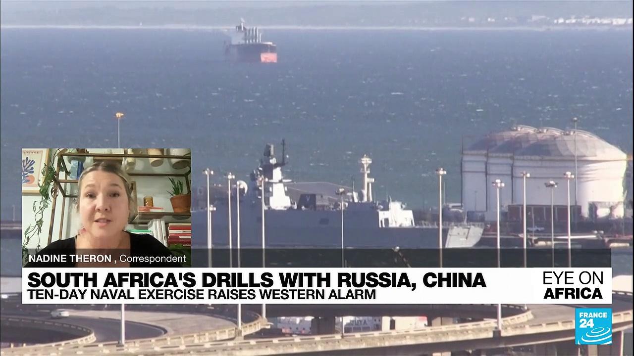 South Africa's navy stages controversial exercises with China, Russia