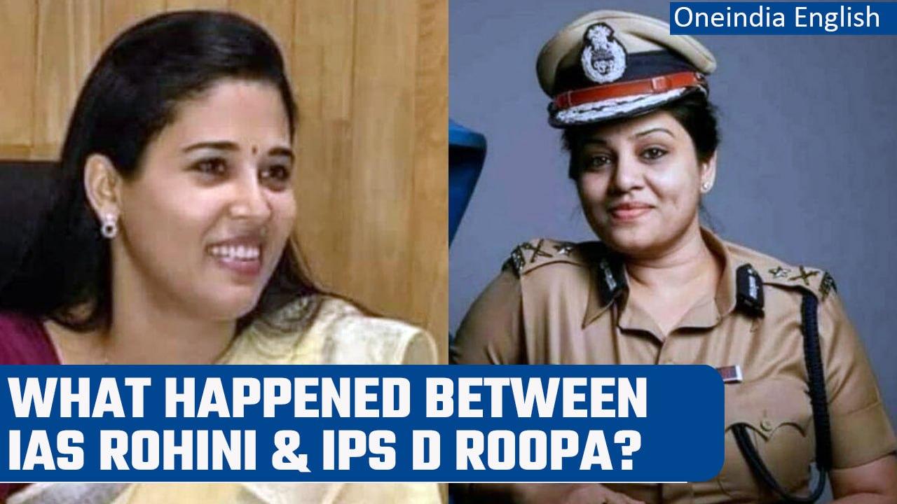 Karnataka photo row: IPS officer D Roopa Moudgil vs IAS officer Rohini Sindhuri | Oneindia News