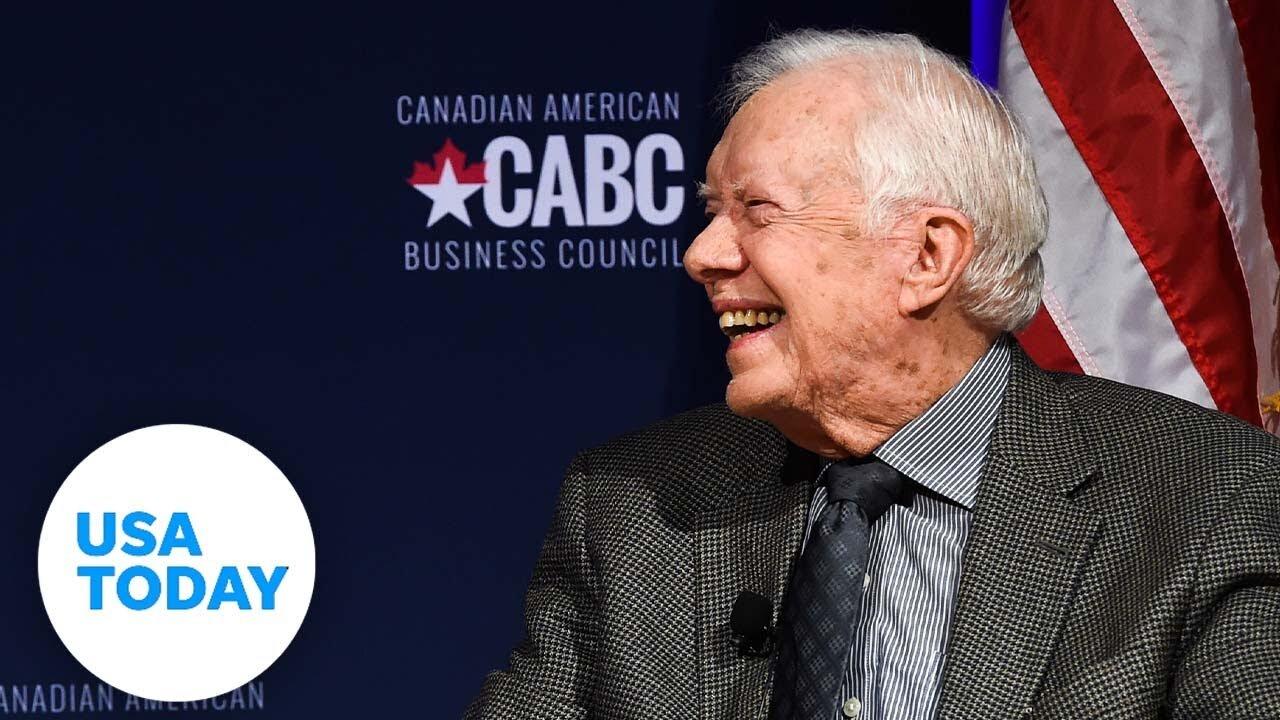 Jimmy Carter 'at peace' as he enters hospice care at his home in Plains, Georgia