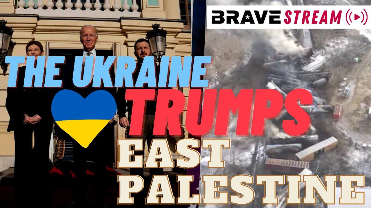 BraveTV STREAM - February 20, 2023 - BIDEN HEADS TO UKRAINE, TRUMP HEADS TO EAST PALESTINE