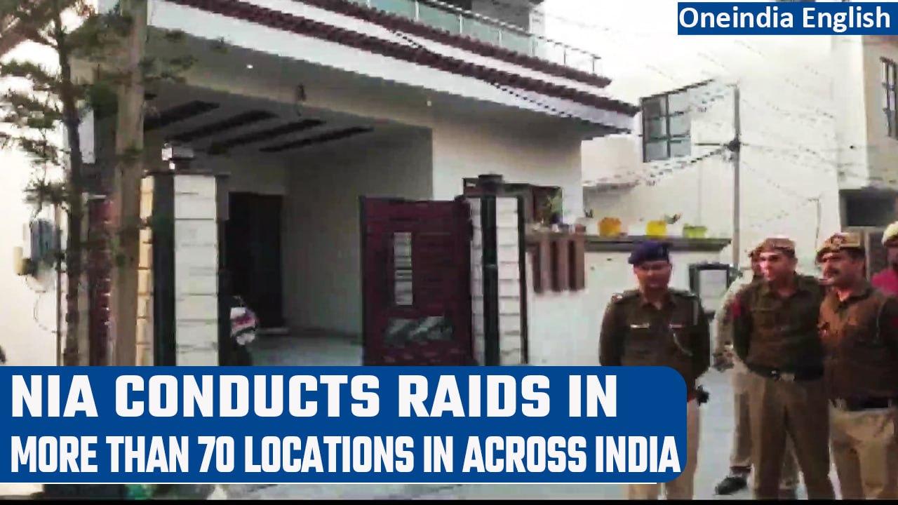 NIA raids 70 locations across India, busting gangster – terror nexus | Oneindia News