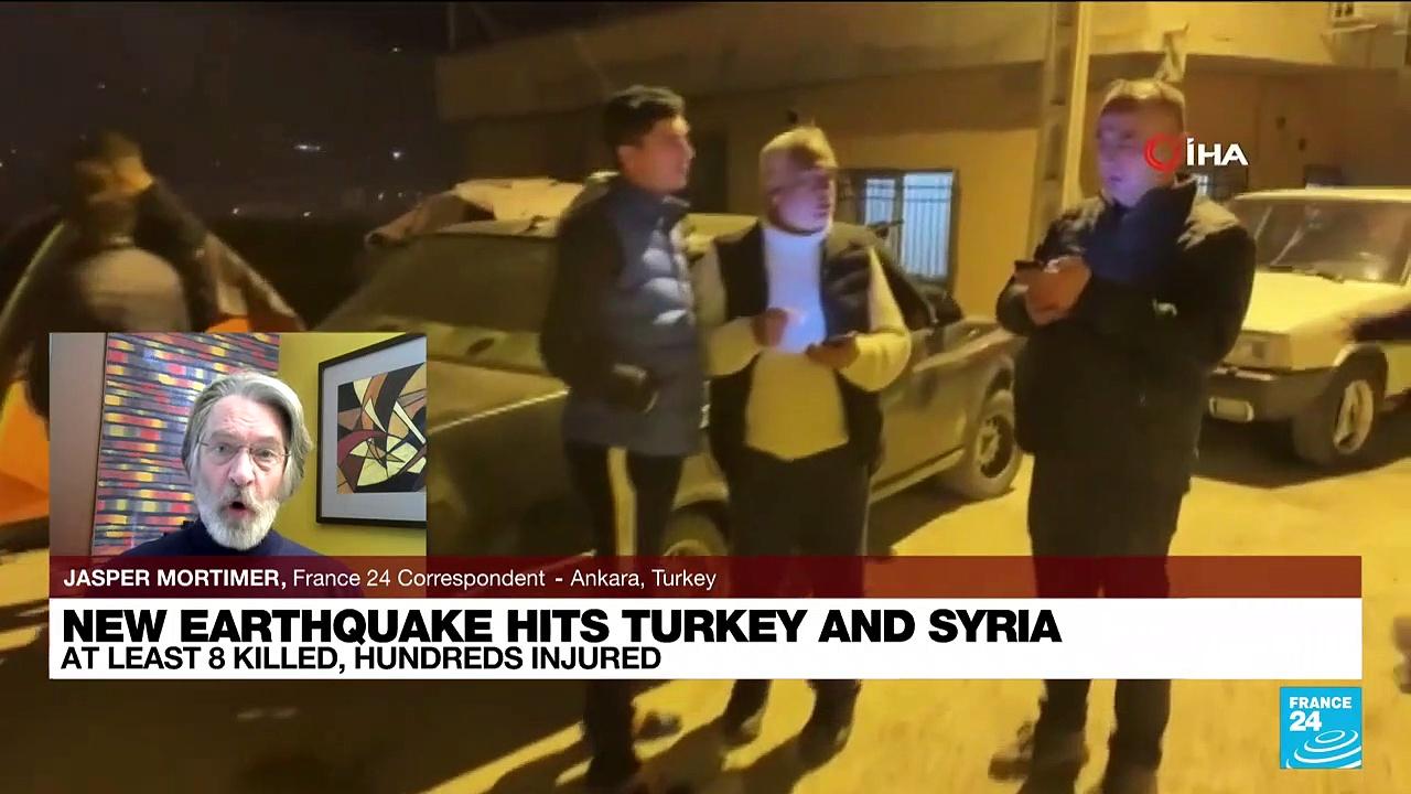 New quake hits Turkey and Syria, killing eight
