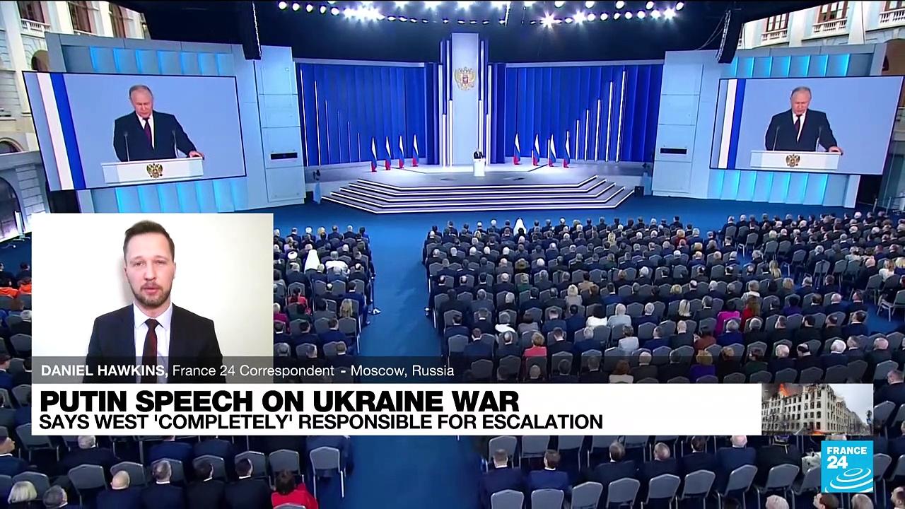 Putin chides West, defends Ukraine invasion in major speech