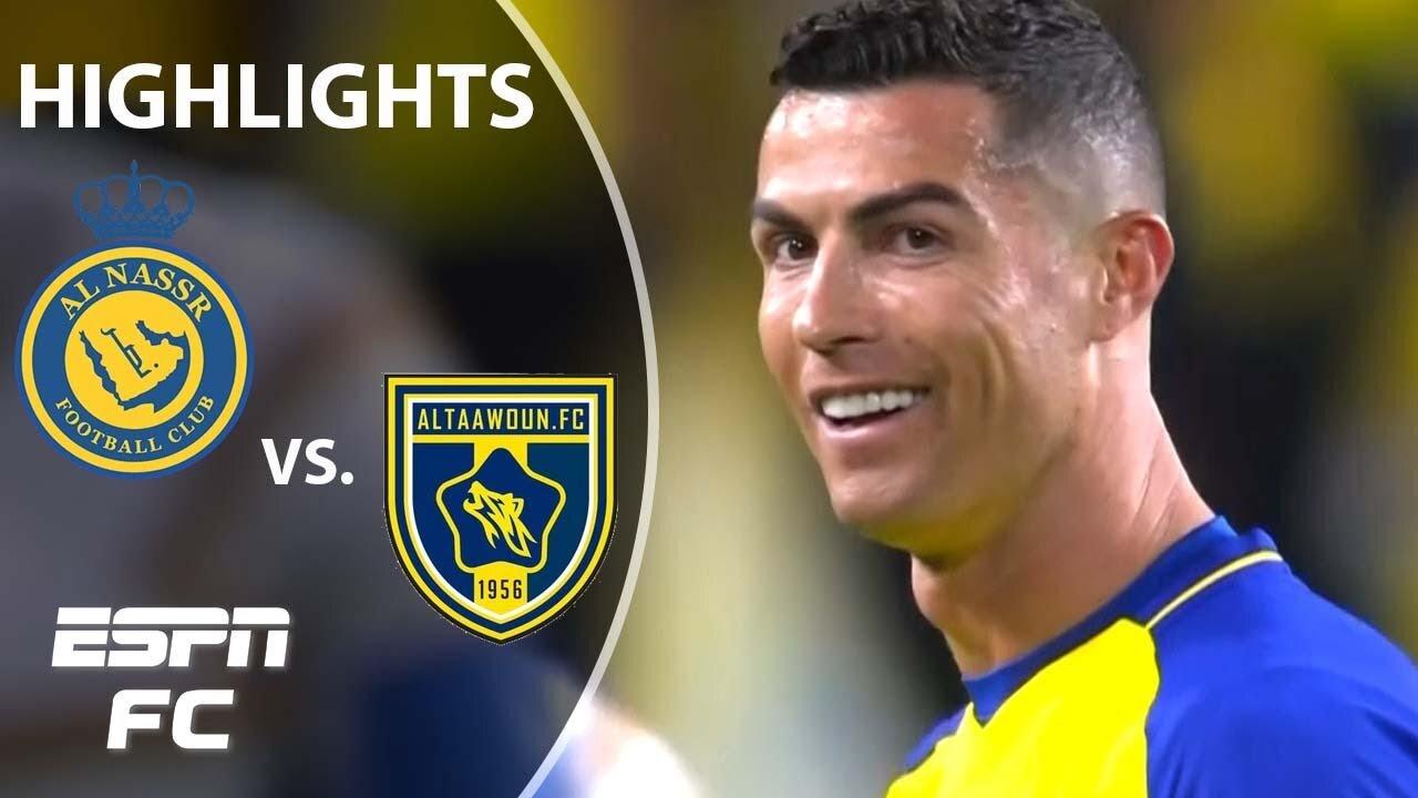 Cristiano Ronaldos Two Assists Power Al One News Page Video