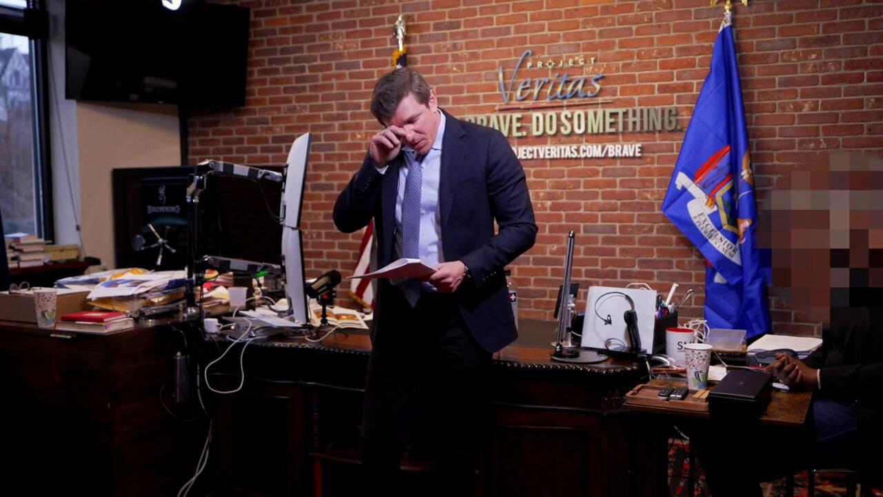 James O'Keefe REMOVED as CEO of Project Veritas, FULL SPEECH from James at Veritas HQ 📄🗣️😥