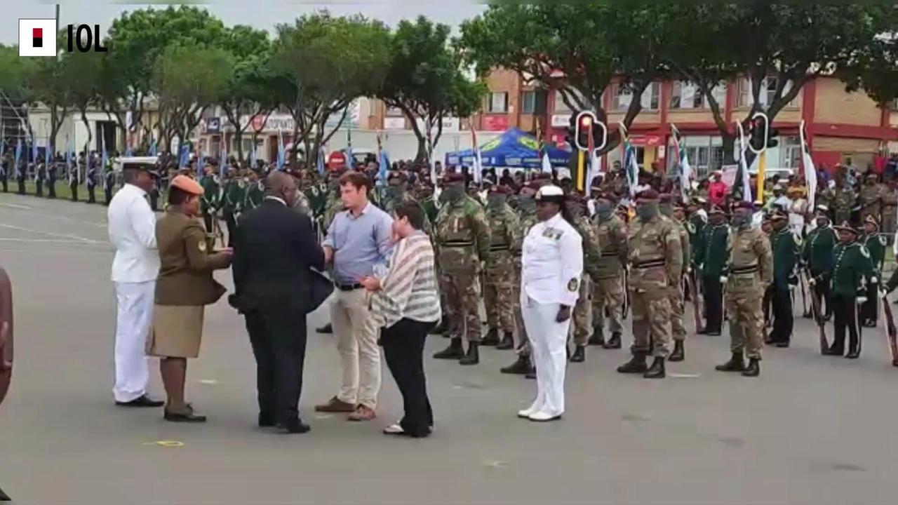 Watch: President Ramaphosa Awarding Medals to SANDF Members At The Armed Forces Day