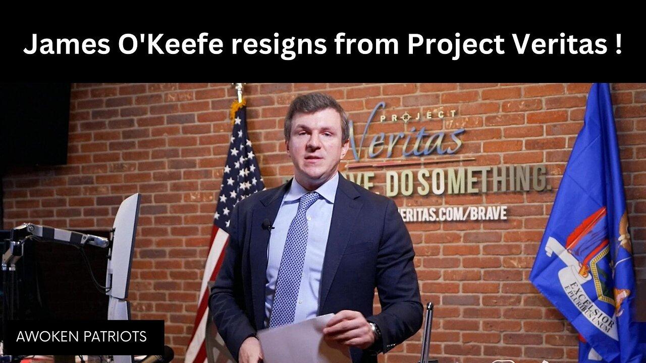 Did James O'Keefe resign from Project Veritas?