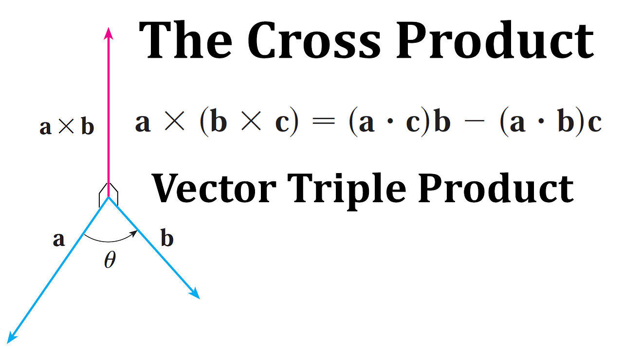 Properties of the Cross Product Vector Triple One News Page VIDEO