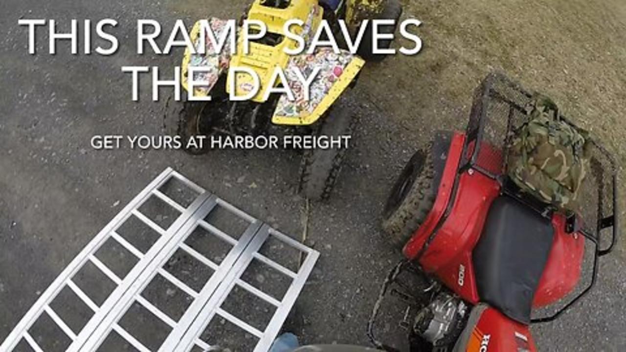 Harbor Freight Loading Ramps And Cycle Lift One News Page VIDEO