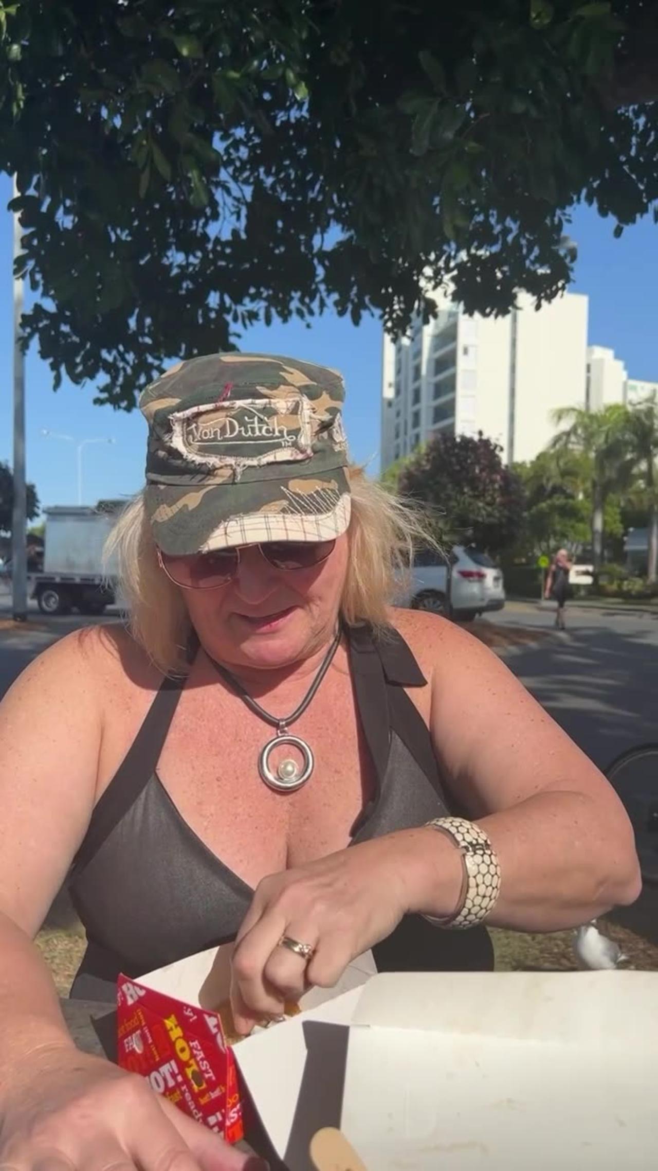 Mom Accidently Feeds Seagulls From Her Mouth