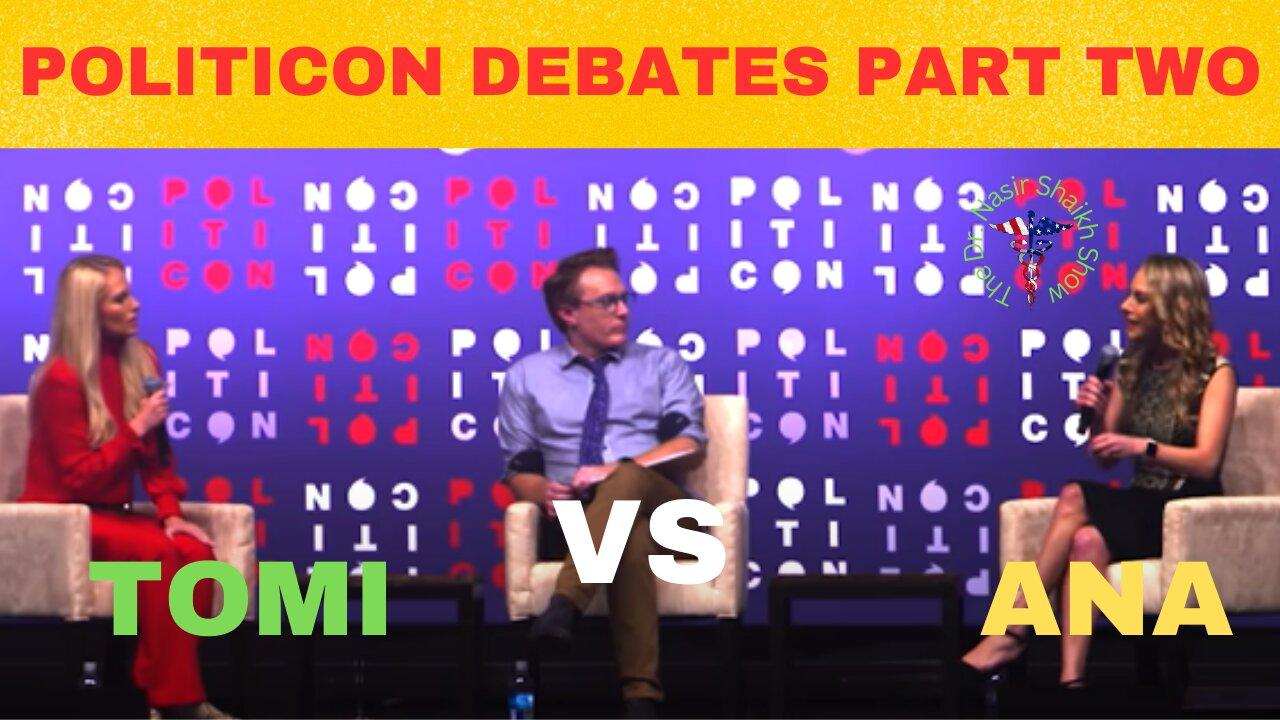 REACTION VIDEO: POLITICON Debates Tomi Lahren VS Ana Kasparian Part TWO
