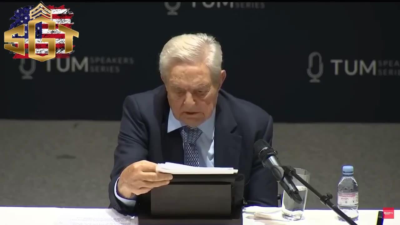 ⚠️George Soros' brain malfunctions during a recent speech in Germany.