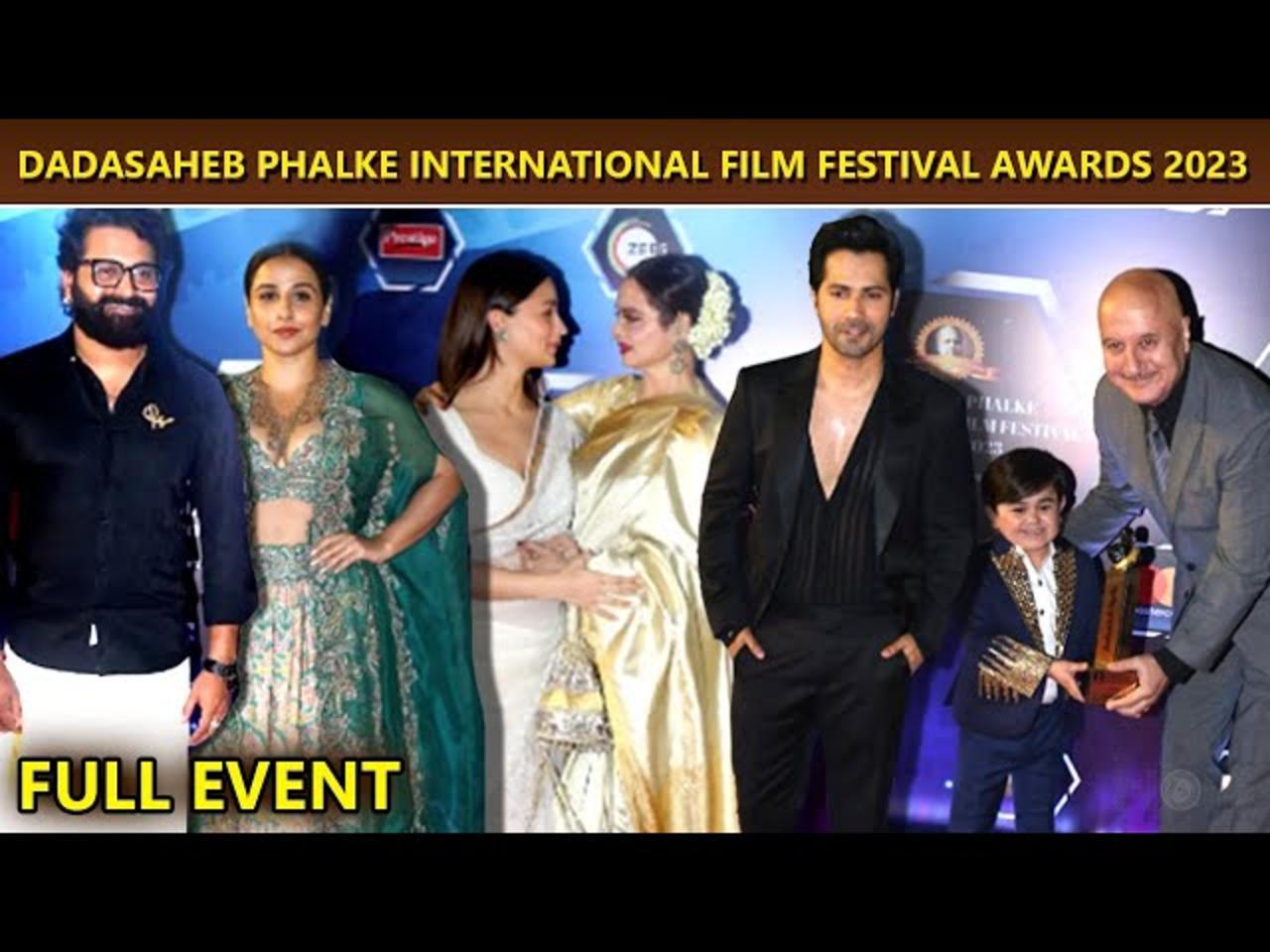 FULL EVENT: Alia, Rekha, Varun and Celsbs At Dadasaheb Phalke International Film Festival Awards 2023