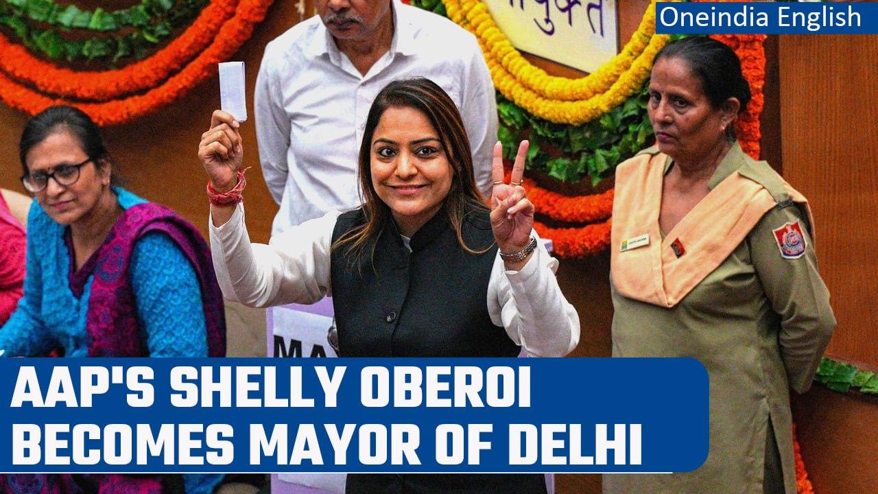 AAP’s Shelly Oberoi elected new Delhi mayor after she beats BJP candidate Rekha Gupta |Oneindia News
