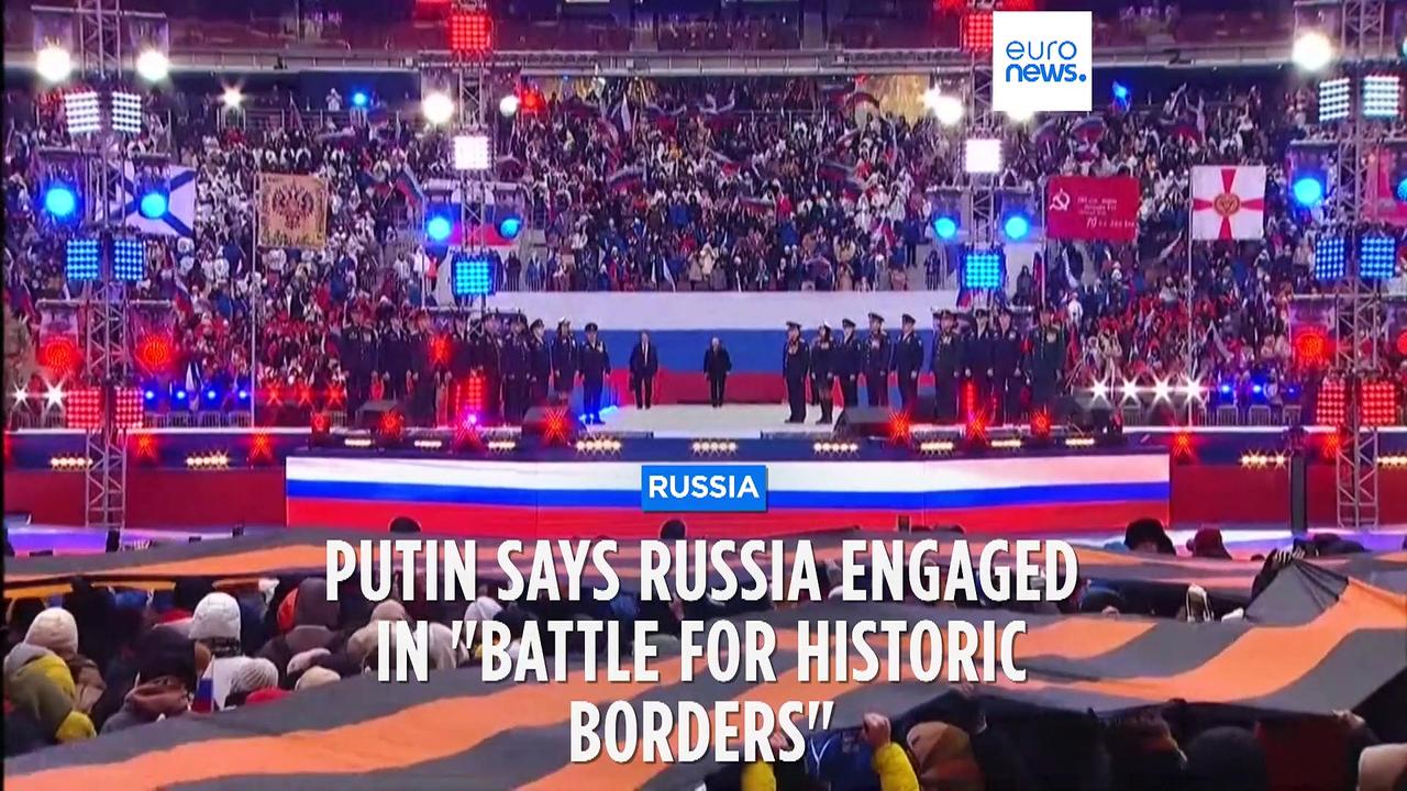 Putin: Russia engaged in battle for its 'historic borders'