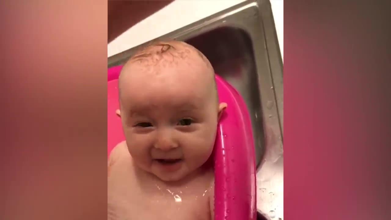 try not to laugh baby videos