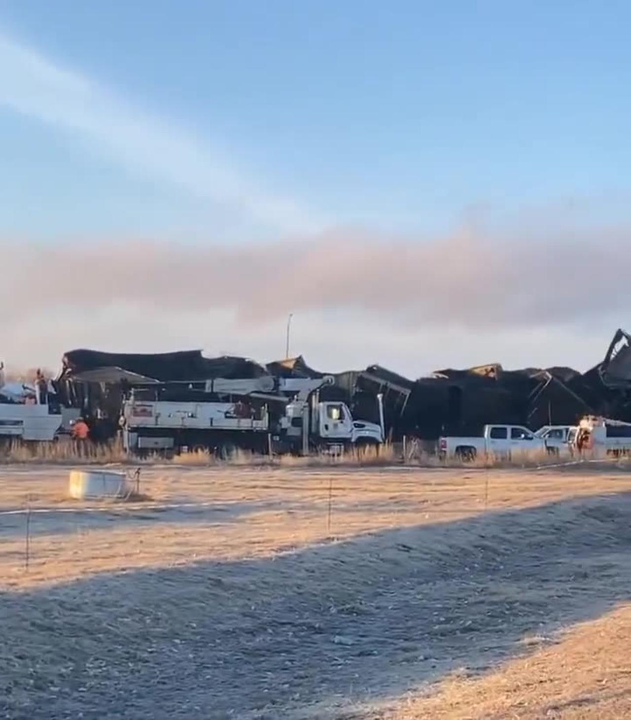 ALERT - Train derailment in Gothenburg, Nebraska sparks emergency hazmat response