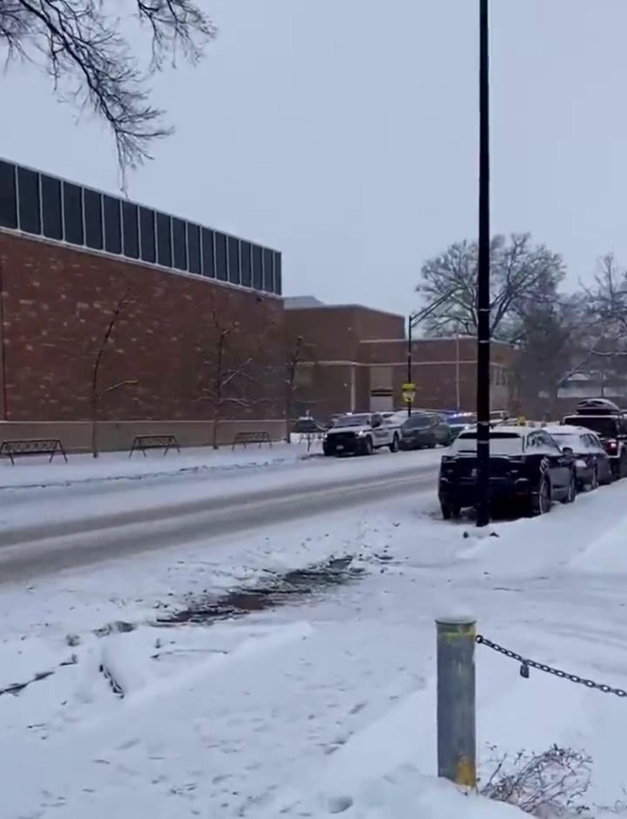 Lockdown at Boulder High School in Boulder, Colorado