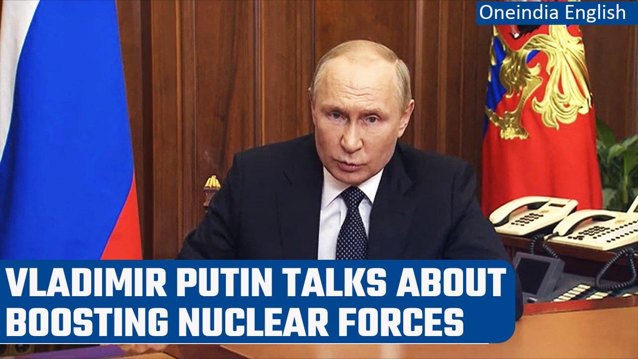 Vladimir Putin says he will strengthen nuclear forces on Ukraine war anniversary eve | Oneindia News