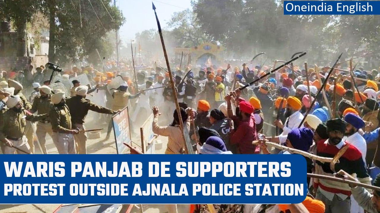 Waris Panjab De’s Amritpal Singh reaches Ajnala to protest aid’s arrest | Oneindia News