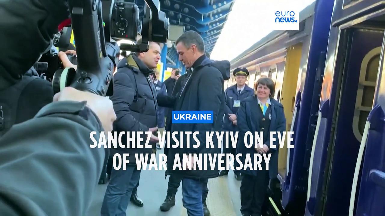 'Russia will not win this war,' says Spain's PM Pedro Sanchez on visit to Ukraine