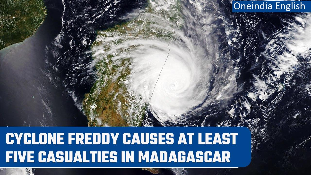 Cyclone Freddy hits Madagascar after striking Mauritius; causes at least 5 casualties |Oneindia News