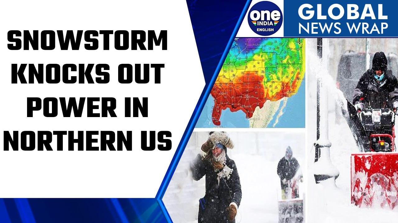 Snowstorm  hits northern US, knocks out power, disrupts flights | Oneindia News
