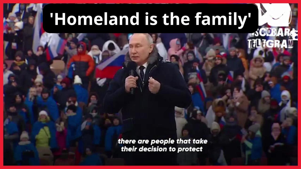 'Homeland is the family' - Vladimir Putin