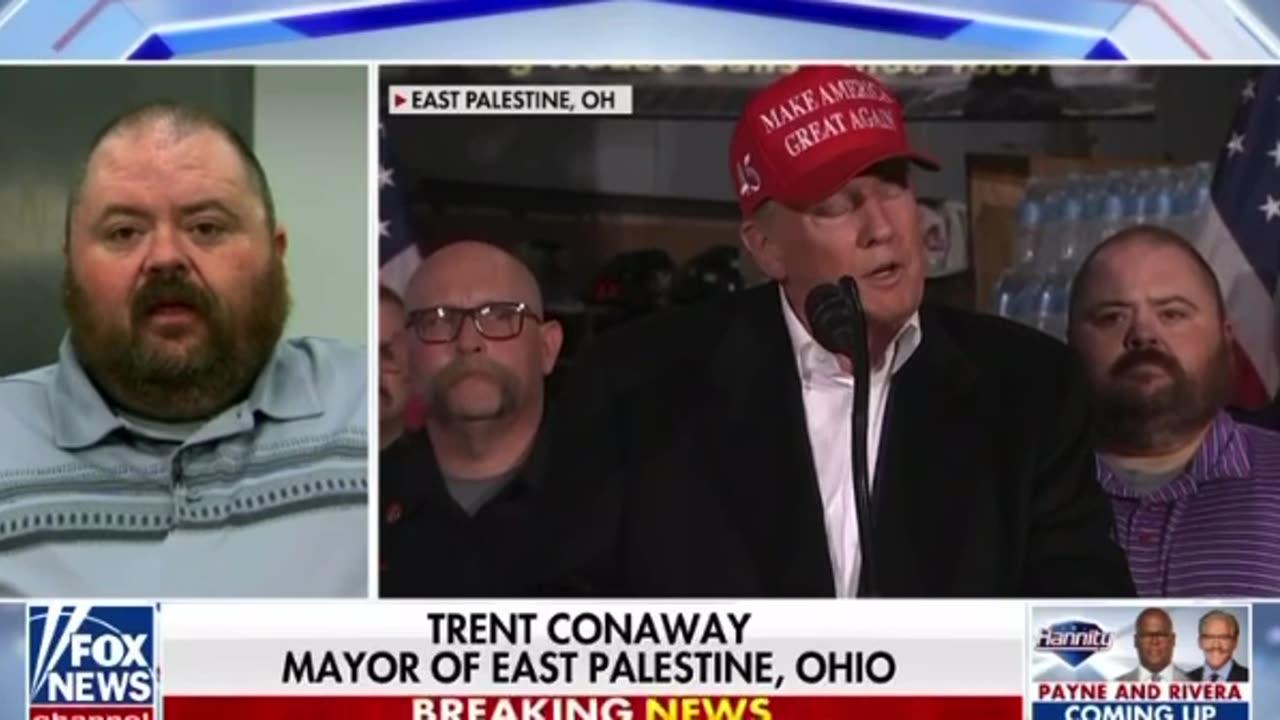 Mayor Trent Conaway of East Palestine, Ohio One News Page VIDEO