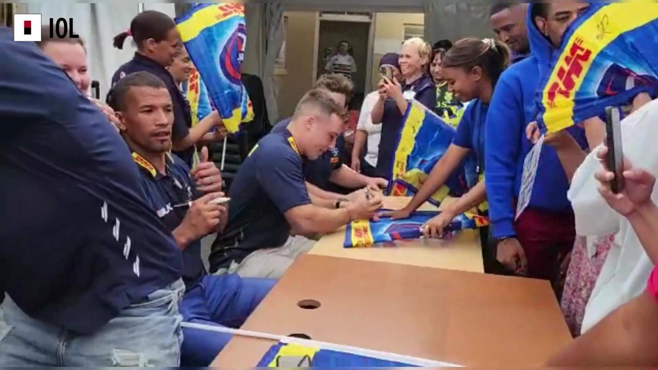 WATCH: DHL Stormers visiting children at the Victoria hospital