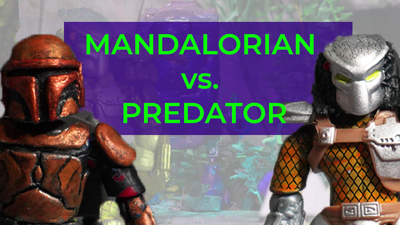 Mandalorian vs. Predator Stop Motion Animation Short Film