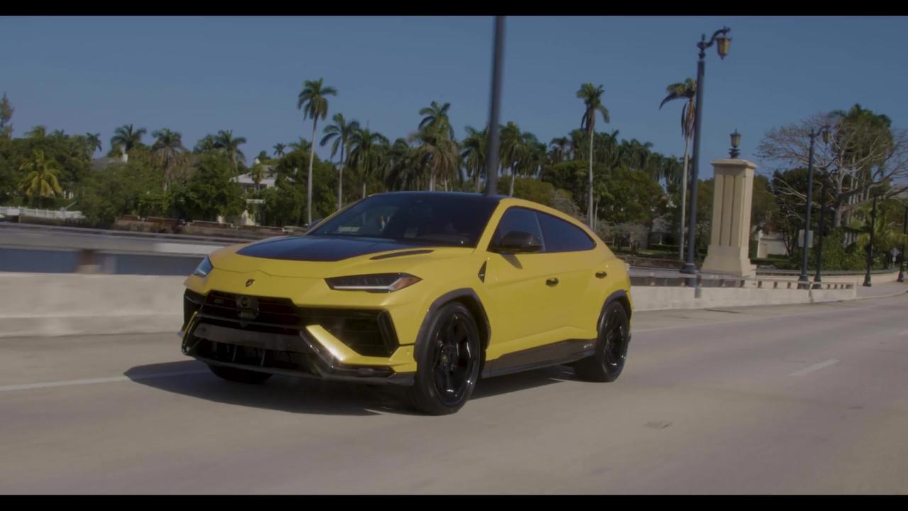 Drummer Jason Bonham driving the Lamborghini Urus Performante