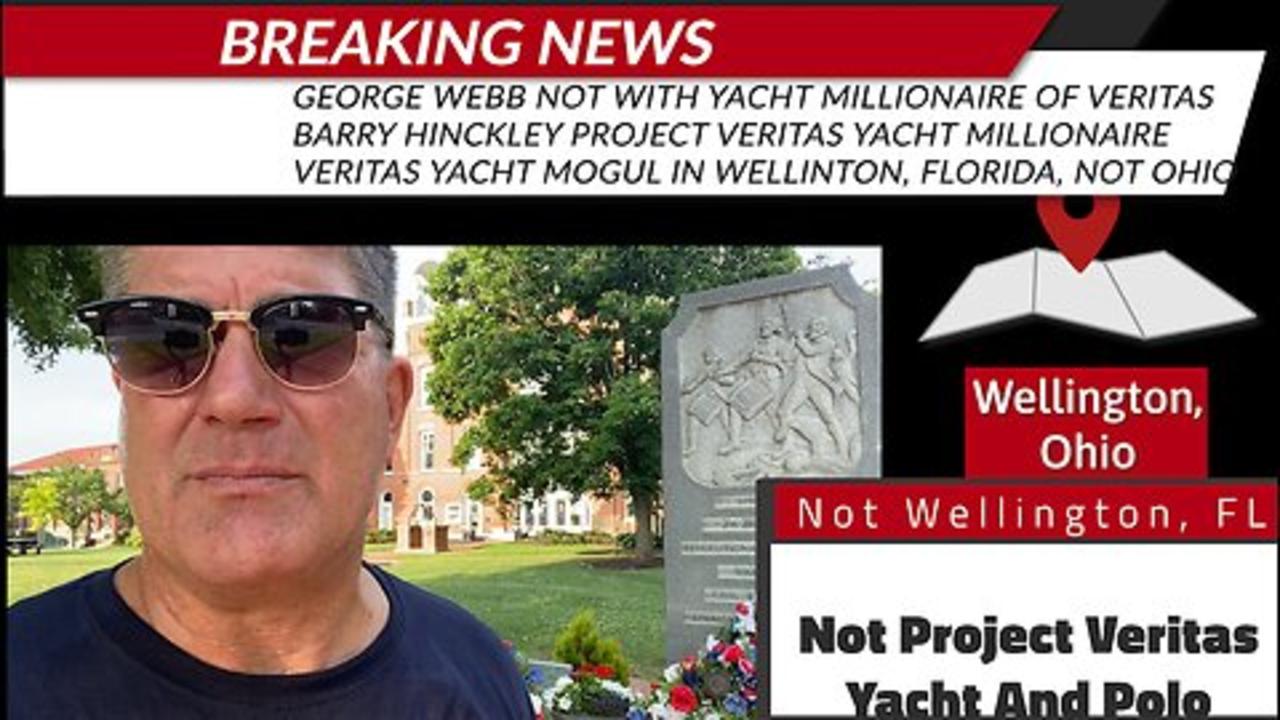 Not Yachting Or Playing Polo With Project Veritas Board Member Barry Hinckley In Wellington, Florida