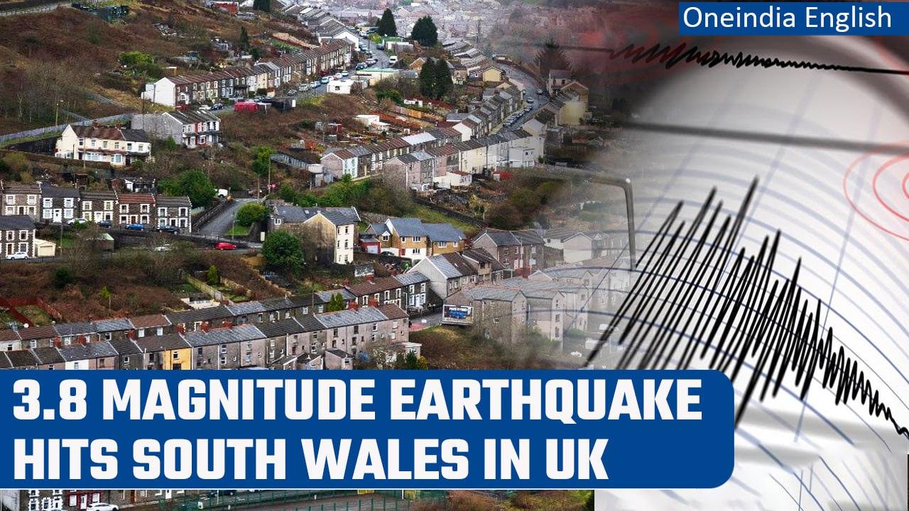 UK: 3.8 magnitude earthquake hits South Wales; residents say 'furniture shook'| Oneindia News