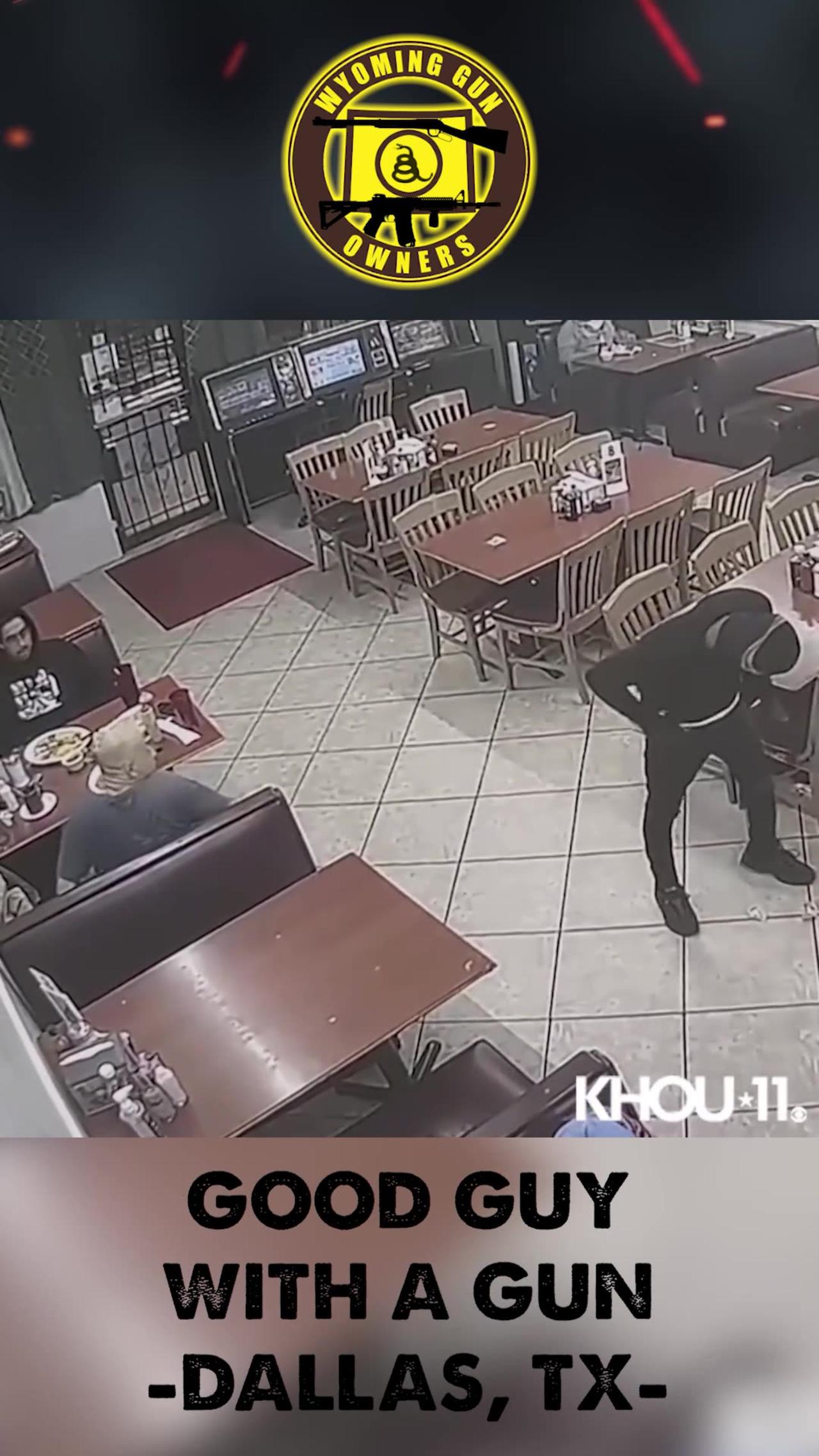 Dallas, Tx restaurant patron does NOT One News Page VIDEO