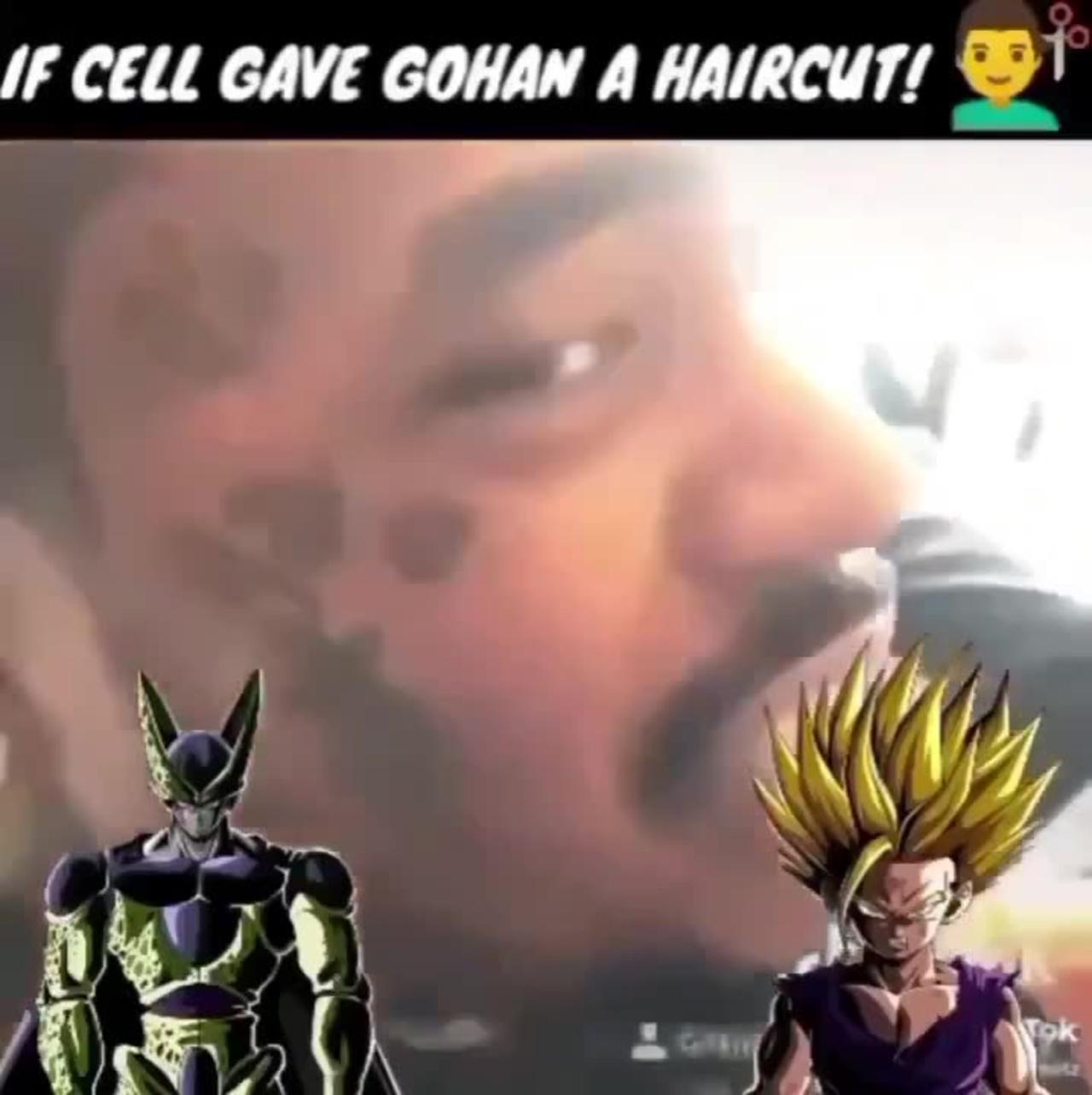 If Cell Gave Gohan a Haircut