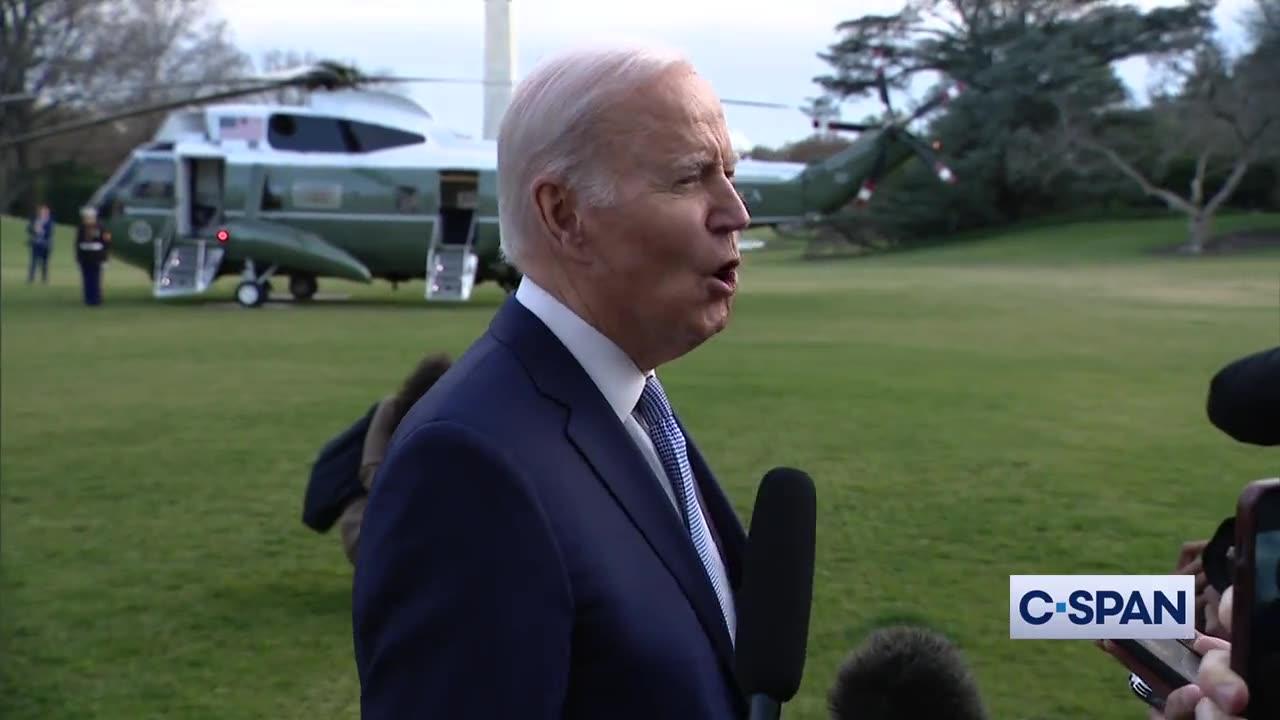 Biden Has Painful Response to Question About Going to East Palestine Ohio