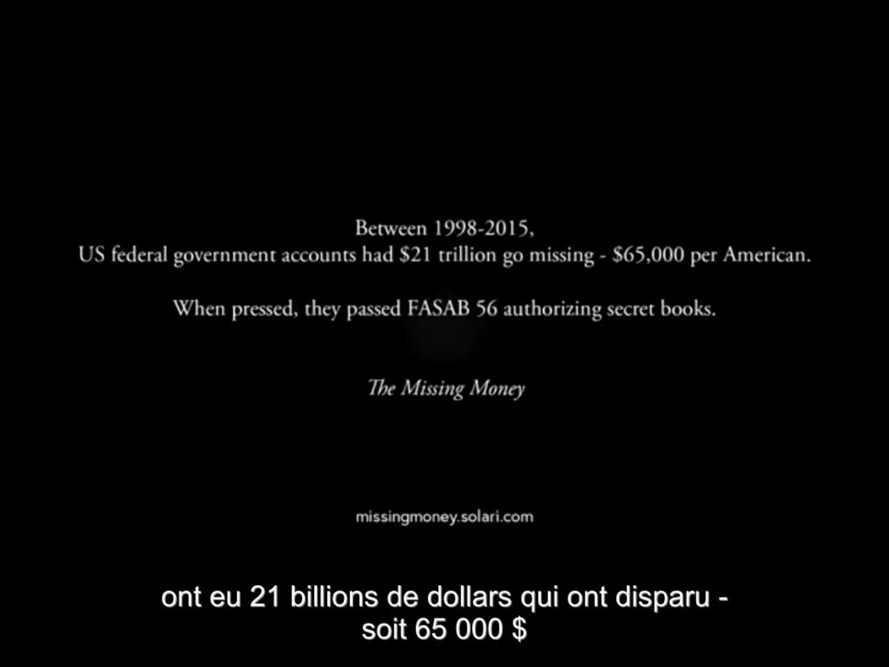 The Solari Report : Le FASAB 56 (The Missing Money) (VOST)