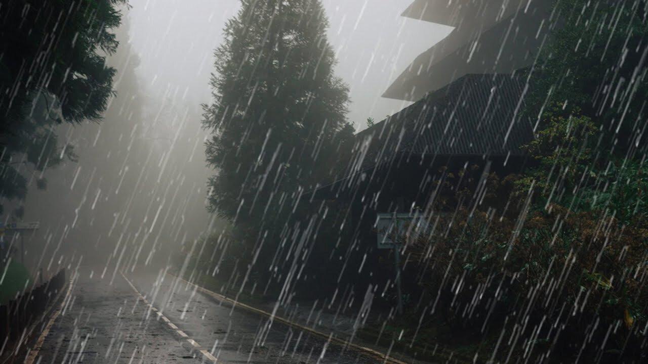 Rain Sounds For Sleeping - Instantly Fall Asleep With Rain And Thunder Sound At Night