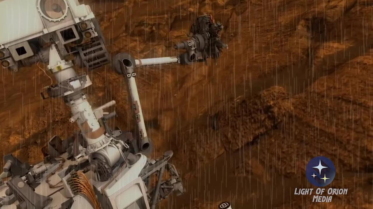 Rain On Mars!! Rain & Thunder Sounds, with Cool Music to Relax or Sleep! Mars Helicopter & Rovers!