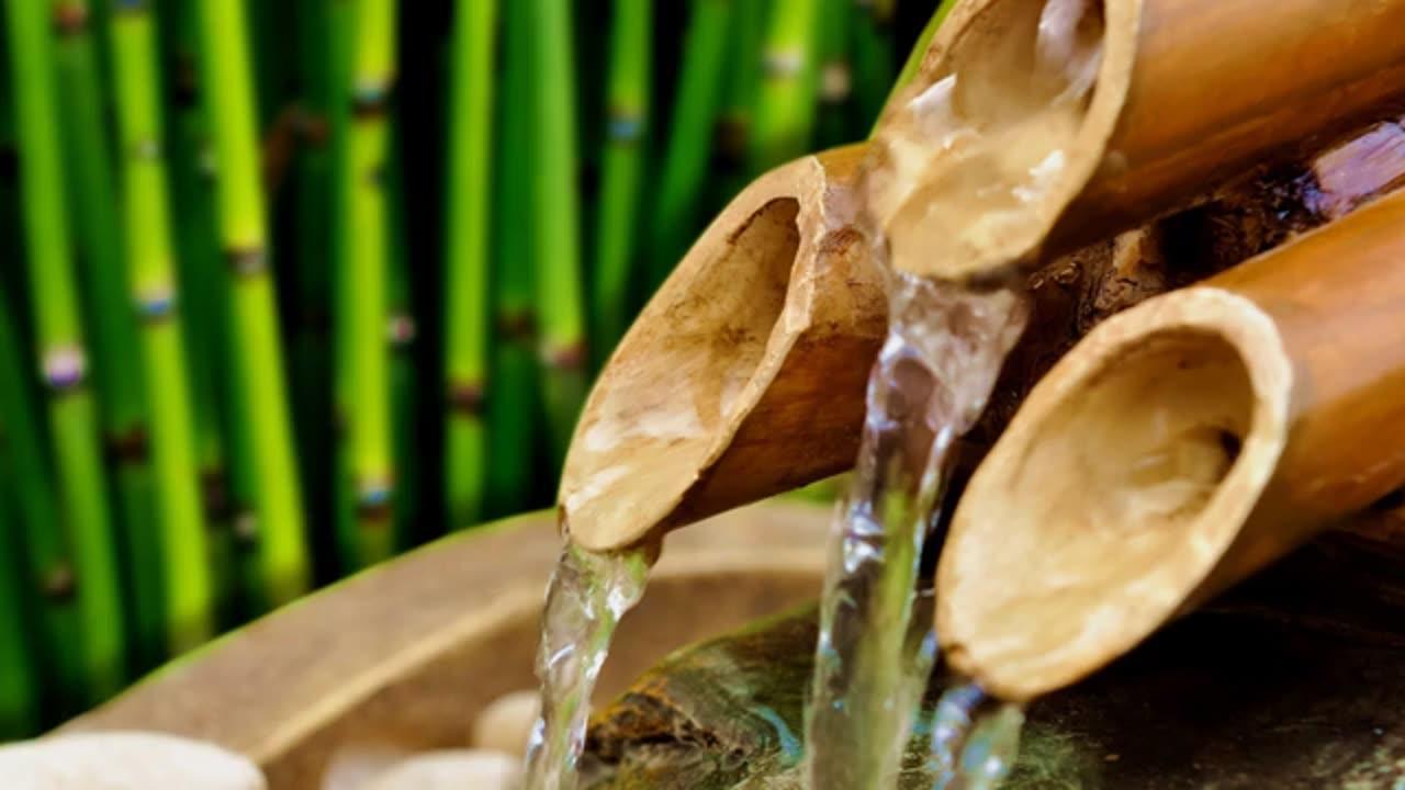 1 Hour Relaxing  Music with Water Sounds Meditation
