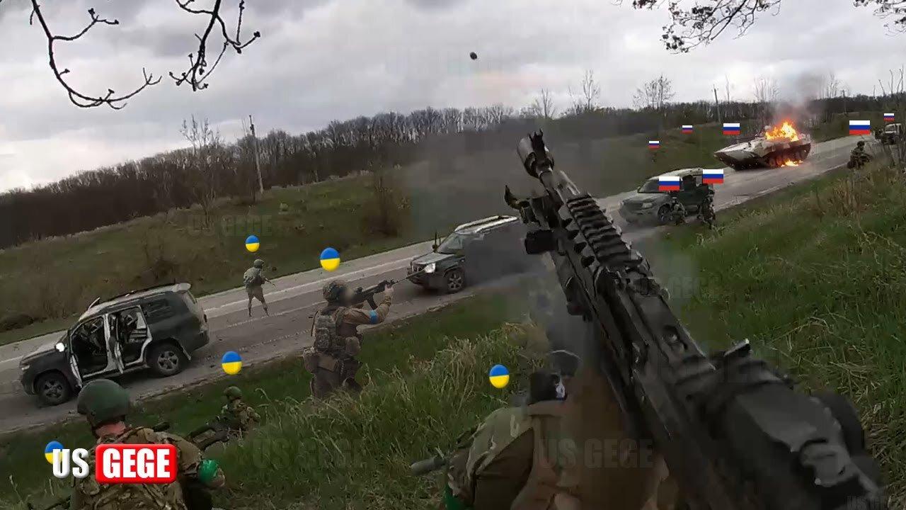 HORRIBLE!! Ukraine troops intercept and destroyed 32 army Russian Wagner Group in Bakhmut