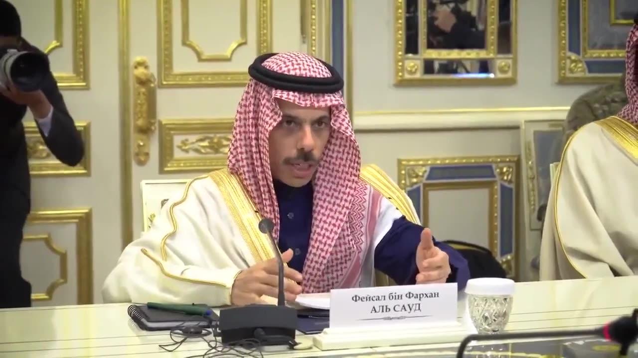 🚨Warning: Saudi Foreign Minister meets Zelensky in Kiev